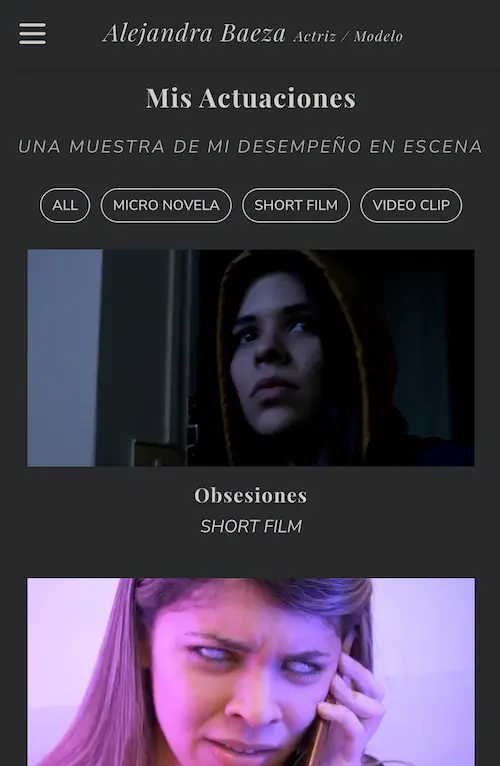 Omare — product website mobile view