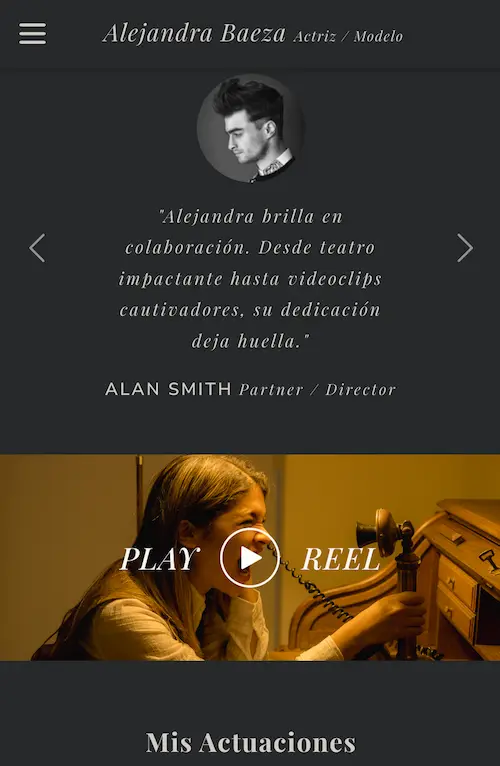 Omare — product website mobile view