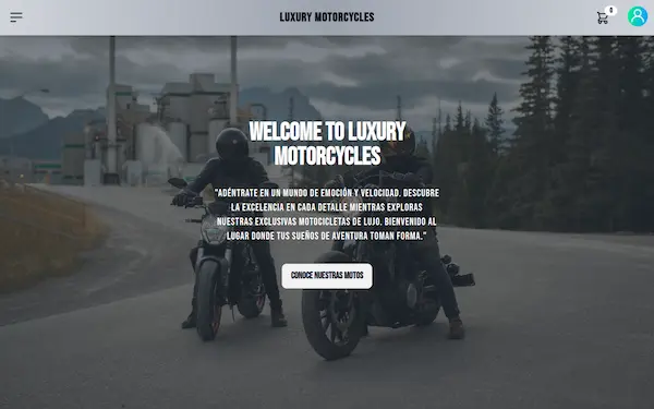 FullStack E-Commerce — desktop view